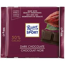 RITTER SPORT - CHOCOLAT NOIR