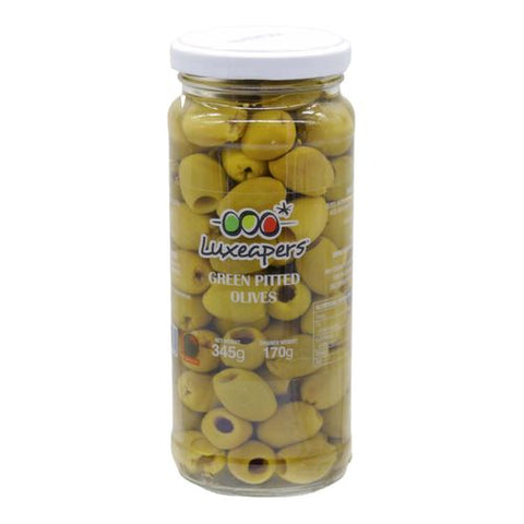 LUXEAPERS - GREEN PITTED OLIVES