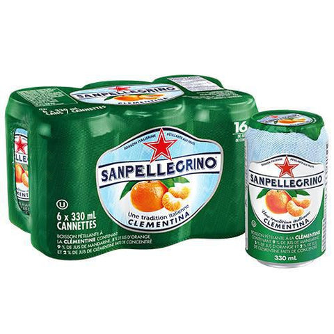 SANPELLEGRINO- CLEMENTINA 6 CAN + TAXES