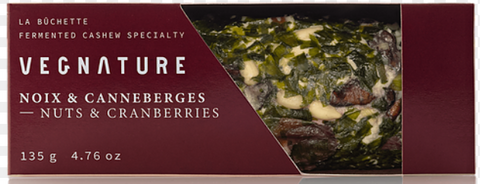 VEGANATURE - FROMAGE NOIX & CANNEBERGES - fruiterie natura