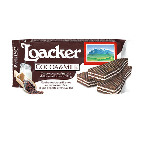 loacker - cocoa & milk