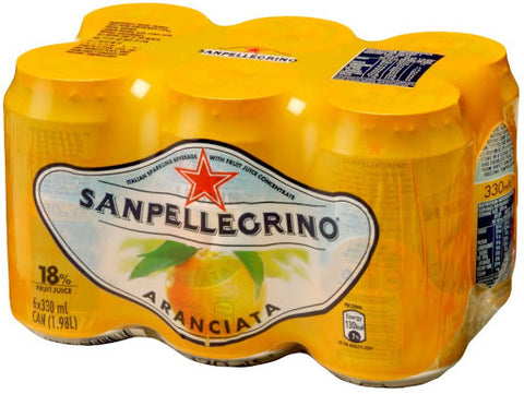 SANPELLEGRINO - ARANCIATA 6 CAN + TAXES